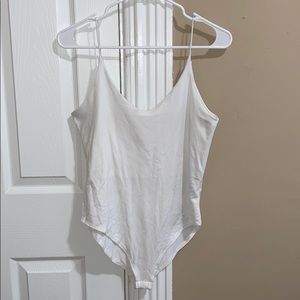 White V-Neck onesie